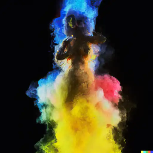DALL·E 2022 10 25 17.03.38   picture of colorful mud explosions and paint splashes and splitters but as statue of ancient goddess venus, black RED ORANGE GREEN INDIGO VIOLET smoke gigapixel low_res scale 6_00x